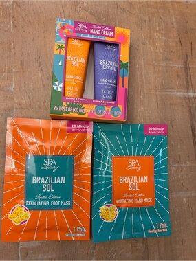 Brazilian Sol & Orchid Hand Cream Duo and Mask Set